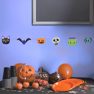 Banner de Halloween 8pcs (x1u)