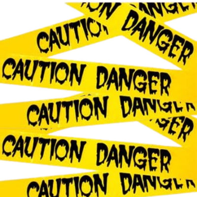 Cinta Precaución 30ft "Caution Danger"