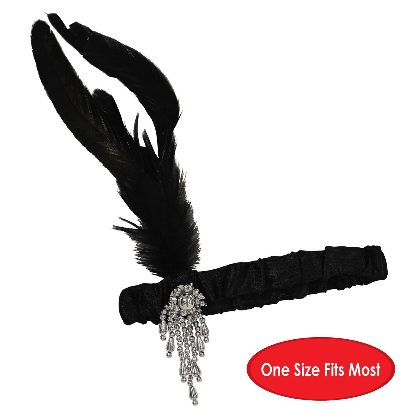 Flapper Headband Black (x1u)