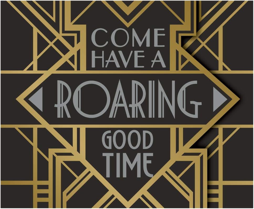 Roaring 20's Invitations (x8u)