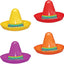 Mini Sombrero Platos Assorted Fiesta Mexico (x8u)