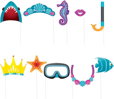 Ocean Photo Booth Props (x10u)