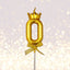 Vela Dorado con Corona Unidad