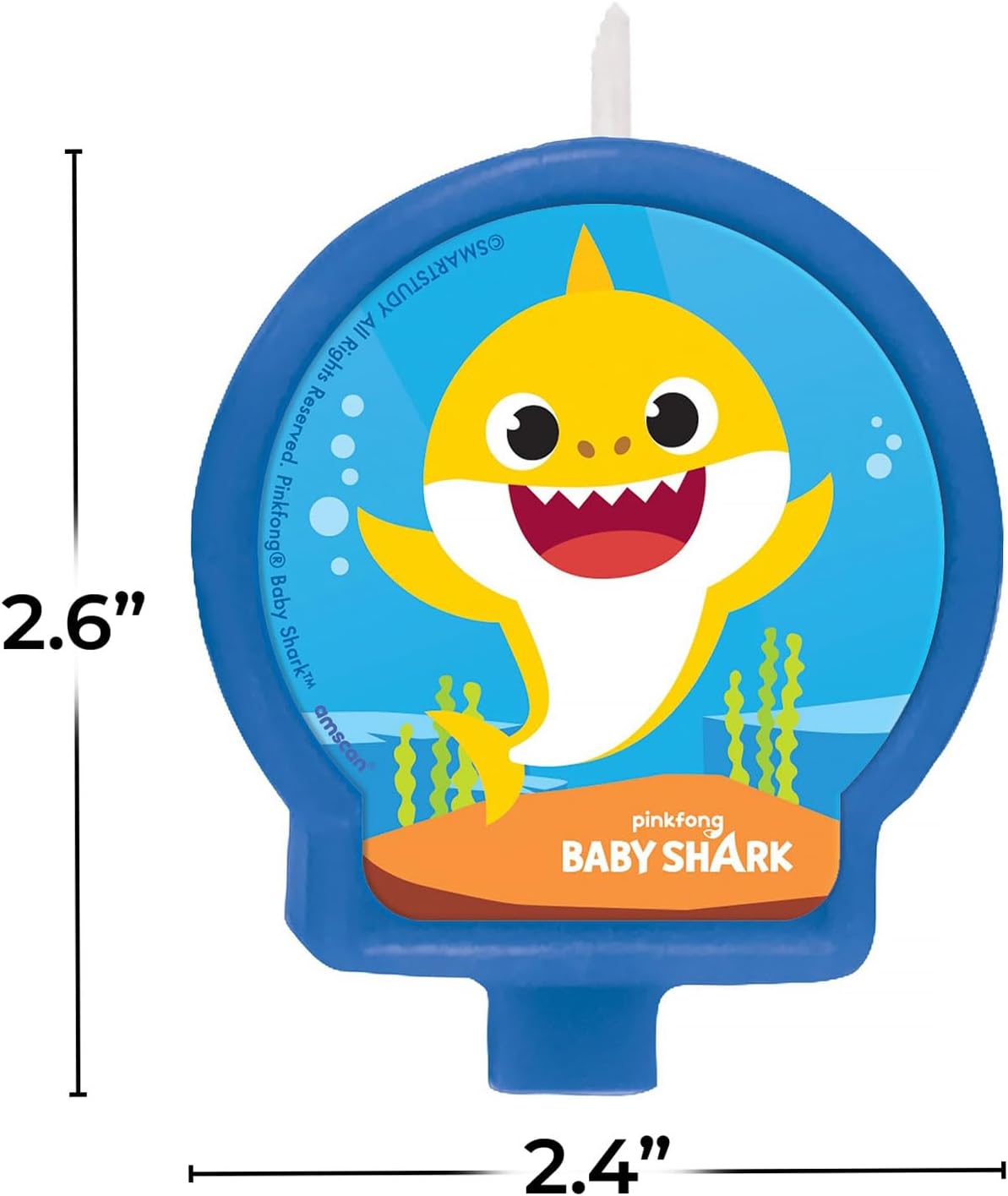 Baby Shark Vela Candle (x1u)