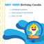 Baby Shark Vela Candle (x1u)