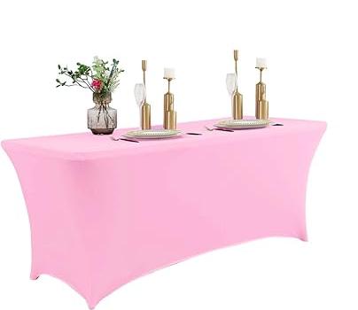 Mantel Rectangular Spandex 6FT (Colores Varios)