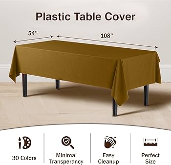 Table Cover 54"x108 Gold