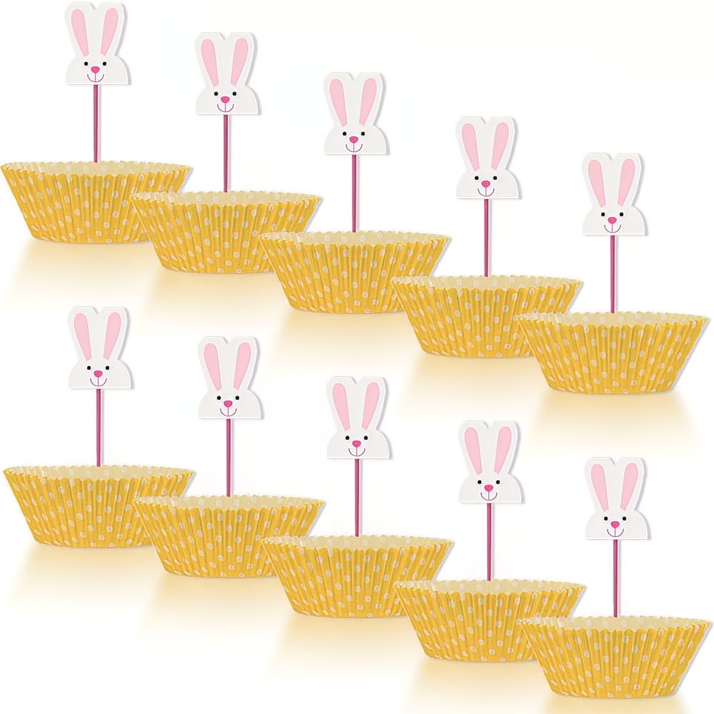 Bunny and Carrot Easter Cupcake Kit (x24u)