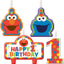 Elmo One Candle Set (x4u)
