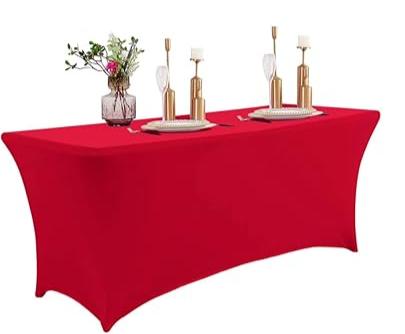 Mantel Rectangular Spandex 6FT (Colores Varios)