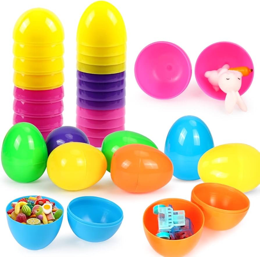 Huevos Plásticos de Pascua (x18u)