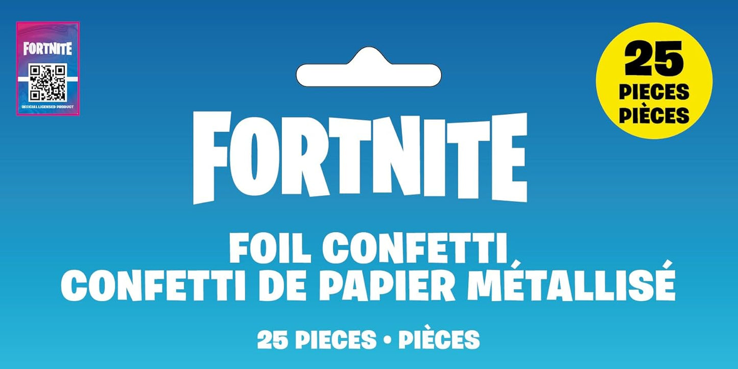 Confeti de Foil Impreso Fortnite – 25 piezas