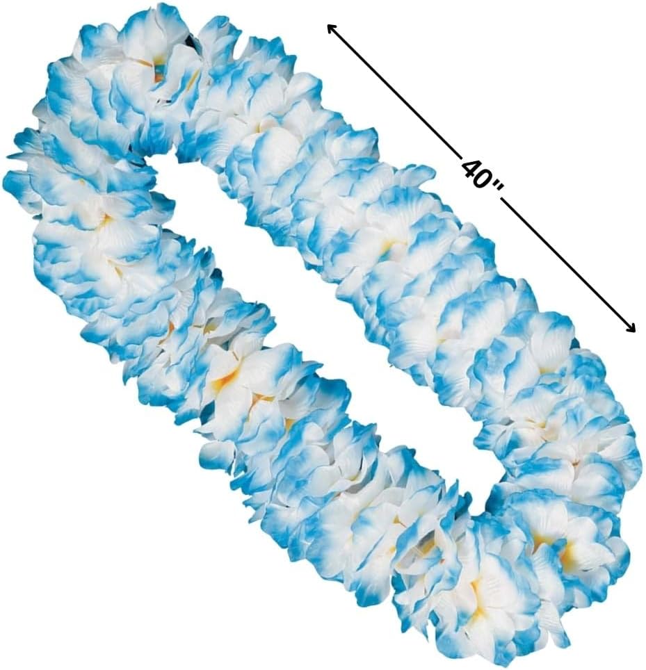 Divine Blue Lei Hawaii Collar (x1u)