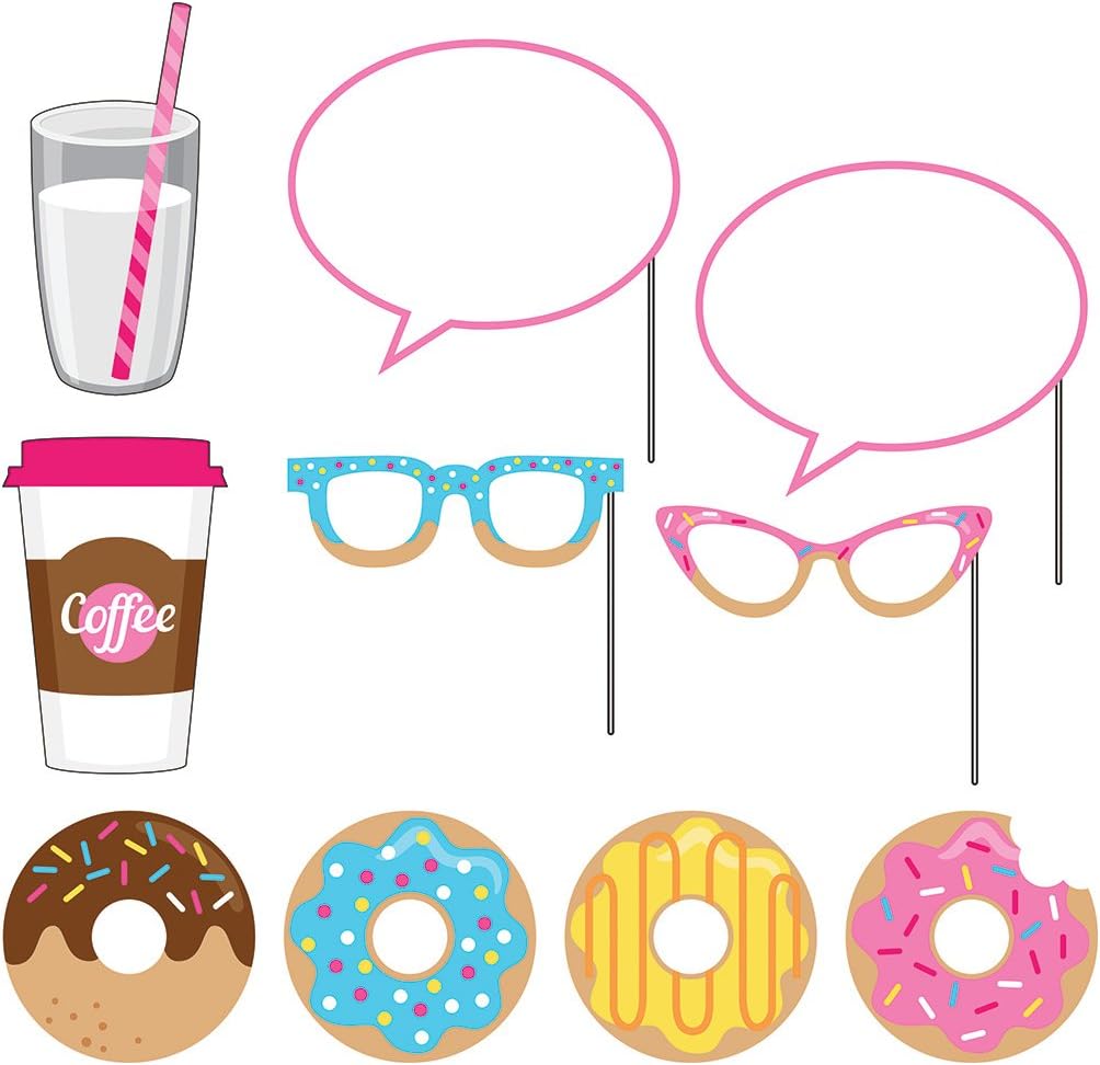 Donut Time Photo Props (x10u)