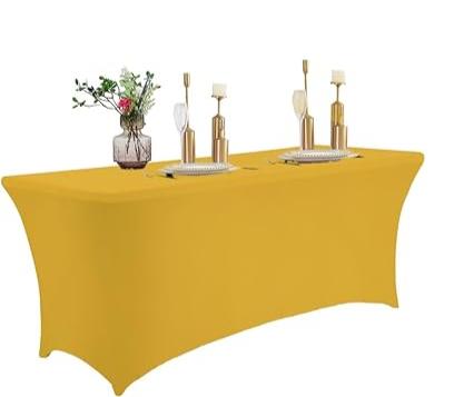 Mantel Rectangular Spandex 6FT (Colores Varios)