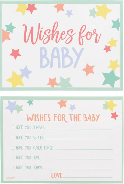 Baby Shower Wishes for Baby Cards (x24u)