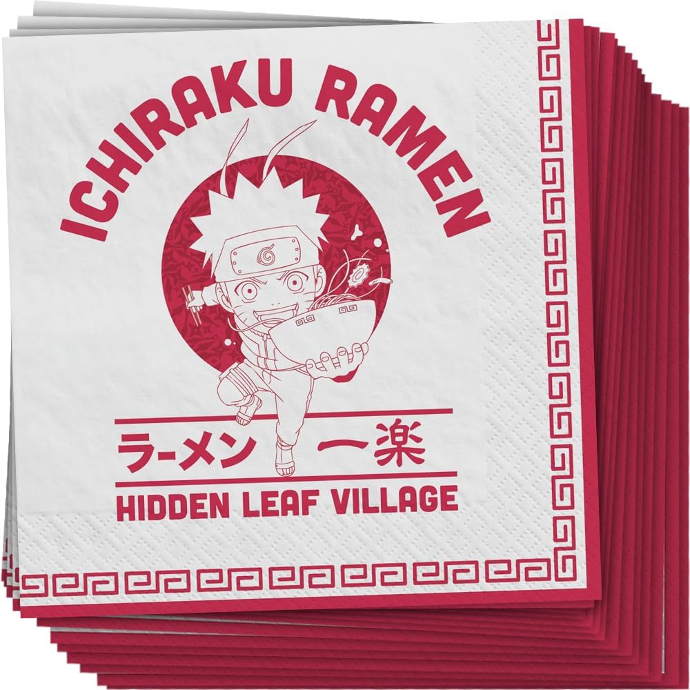 Naruto Beverage Napkins (x16u)