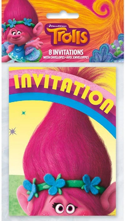 Trolls Invitations (x8u)
