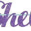 Glitter Banner Mermaid Sirena “Let’s Shellebrate”