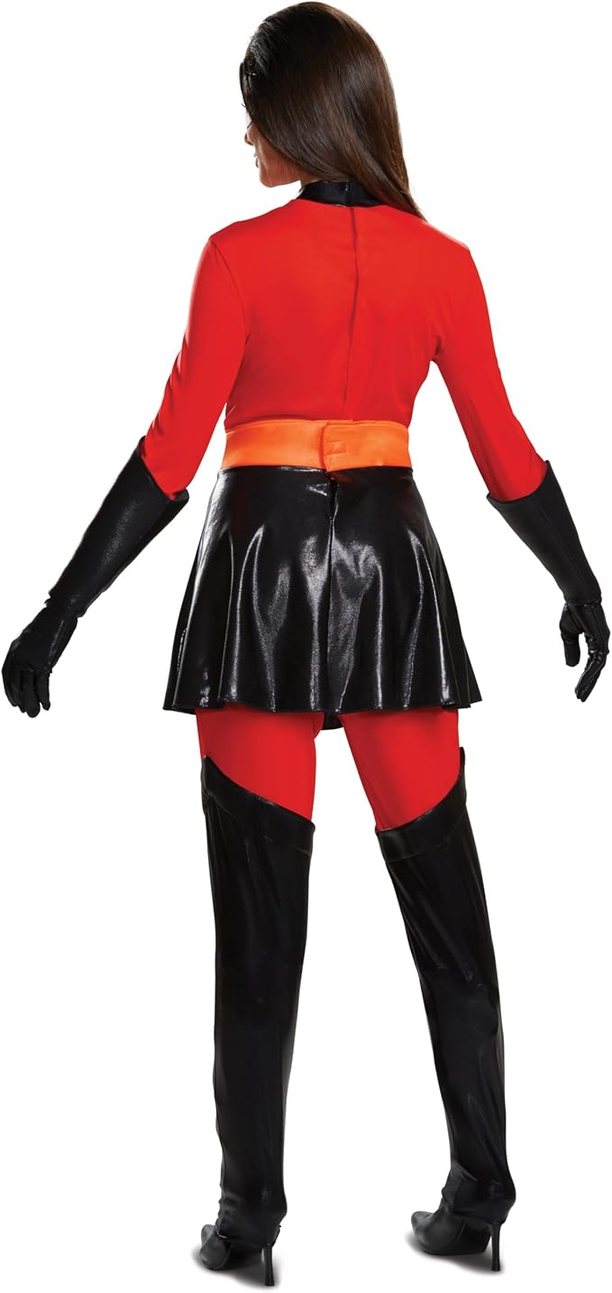 Elastigirl with Black Skirt The Incredibles Superhero Adult Woman Costume