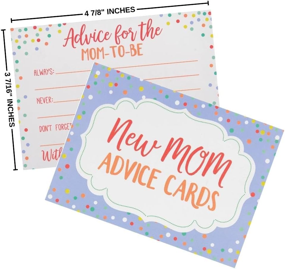 Baby Shower Mom Advice Cards (x24u)