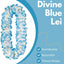 Divine Blue Lei Hawaii Collar (x1u)