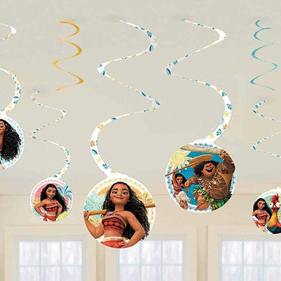 Moana Spiral Decorations 5in (x6u)