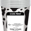 Cow Print Vasos 9oz (x8u)