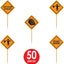 Construction Sign Picks (x50u)