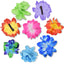 Hebillas Flor Orquídea Luau (x8u)