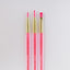 Pro Face Paint Brushes Pink 3 Pack