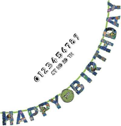 Teenage Mutant Ninja Turtles Jumbo Letter Banner (x1u)