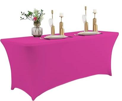 Mantel Rectangular Spandex 6FT (Colores Varios)