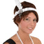 Flapper Headband White (x1u)