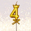 Vela Dorado con Corona Unidad