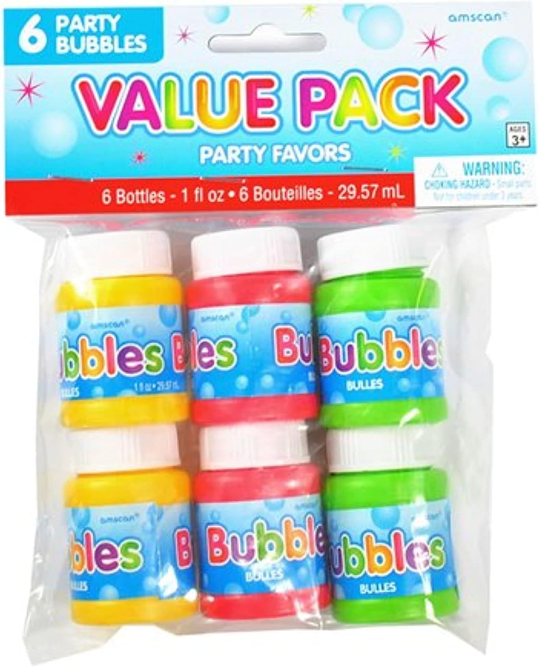Mini Party Bubbles Favor (x6u)