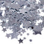 Silver Metallic Star Confetti 2.5oz