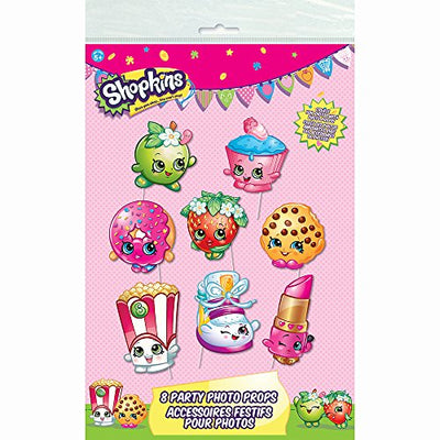 Shopkins Photo Props (x8u)