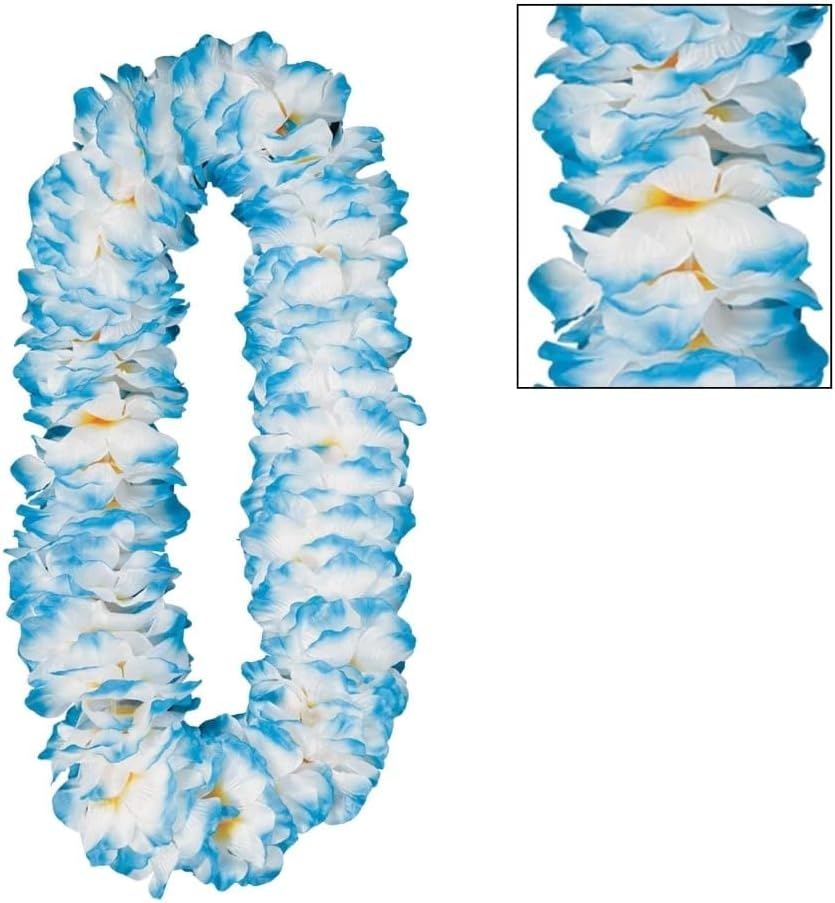 Divine Blue Lei Hawaii Collar (x1u)