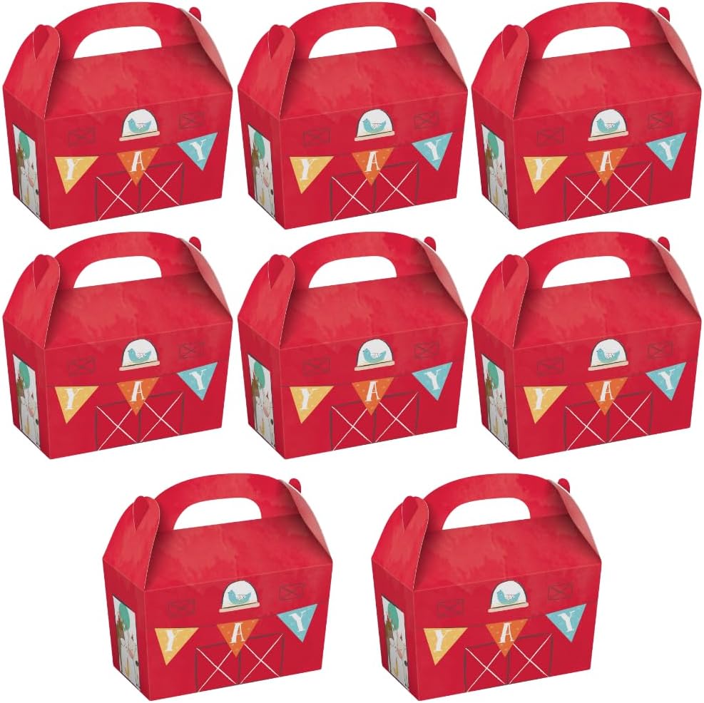 Baby Farm Banyard Treat Boxes (x8u)