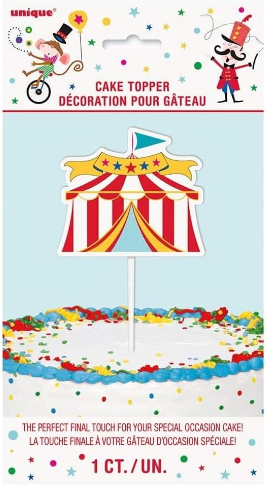 Circo Carnaval Cake Topper (x1u)