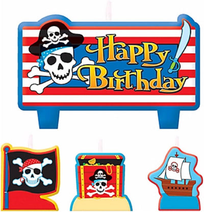 Pirate Treasure Candle Set (x4u)