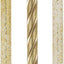 Glitter & Gold Spiral Candles (x24u)
