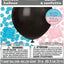 Gender Reveal Confetti Balloon Latex 24" (x1u)