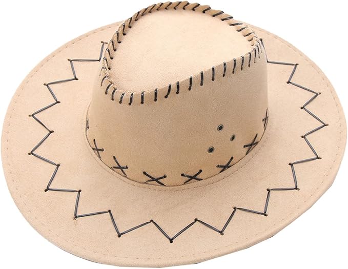 Sombrero Cowboy Terciopelo 25cm (x1u)