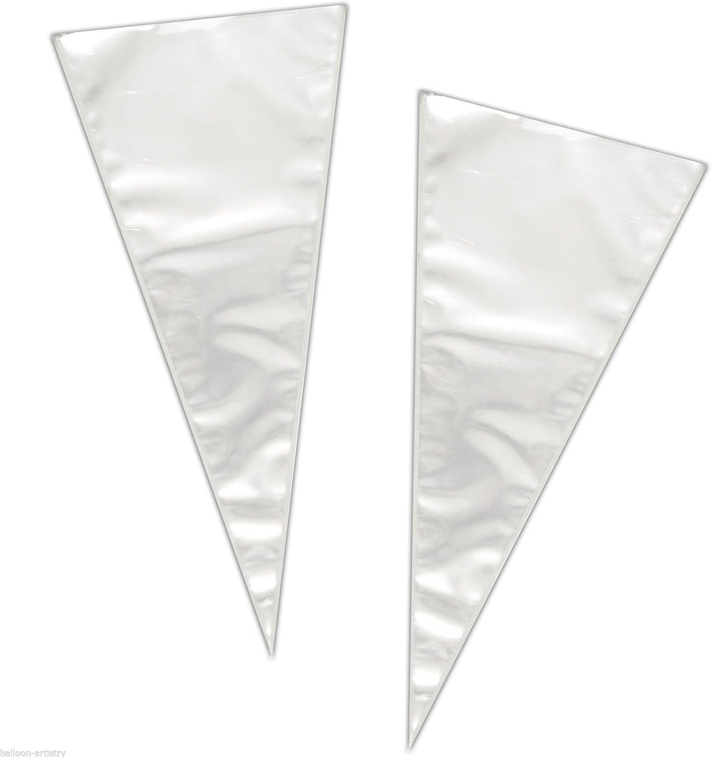 Clear Large Cone Cello Bags (x25u)