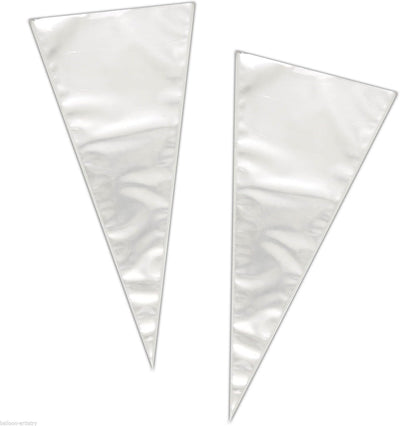 Clear Large Cone Cello Bags (x25u)