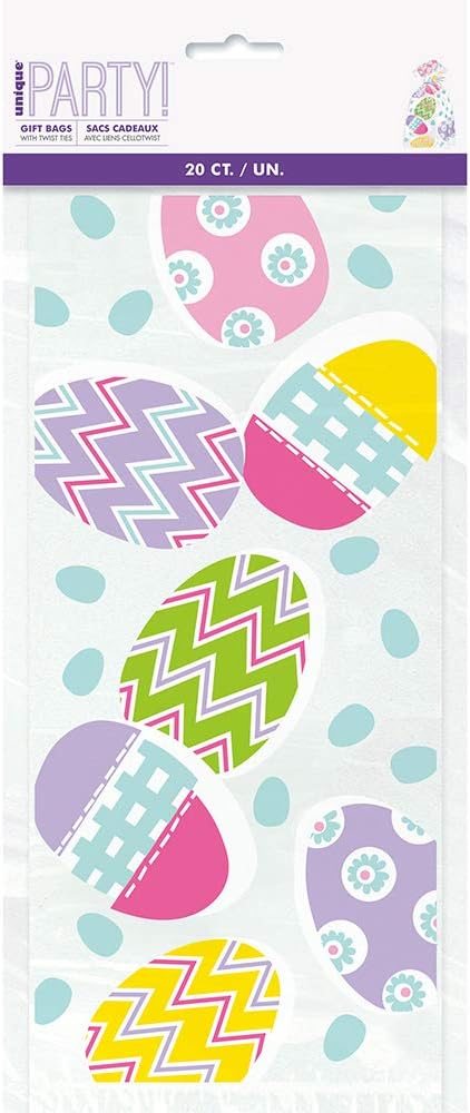 Bolsas de Celofán Lila para Pascua (x20u)