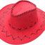 Sombrero Cowboy Terciopelo 25cm (x1u)