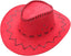 Sombrero Cowboy Terciopelo 25cm (x1u)